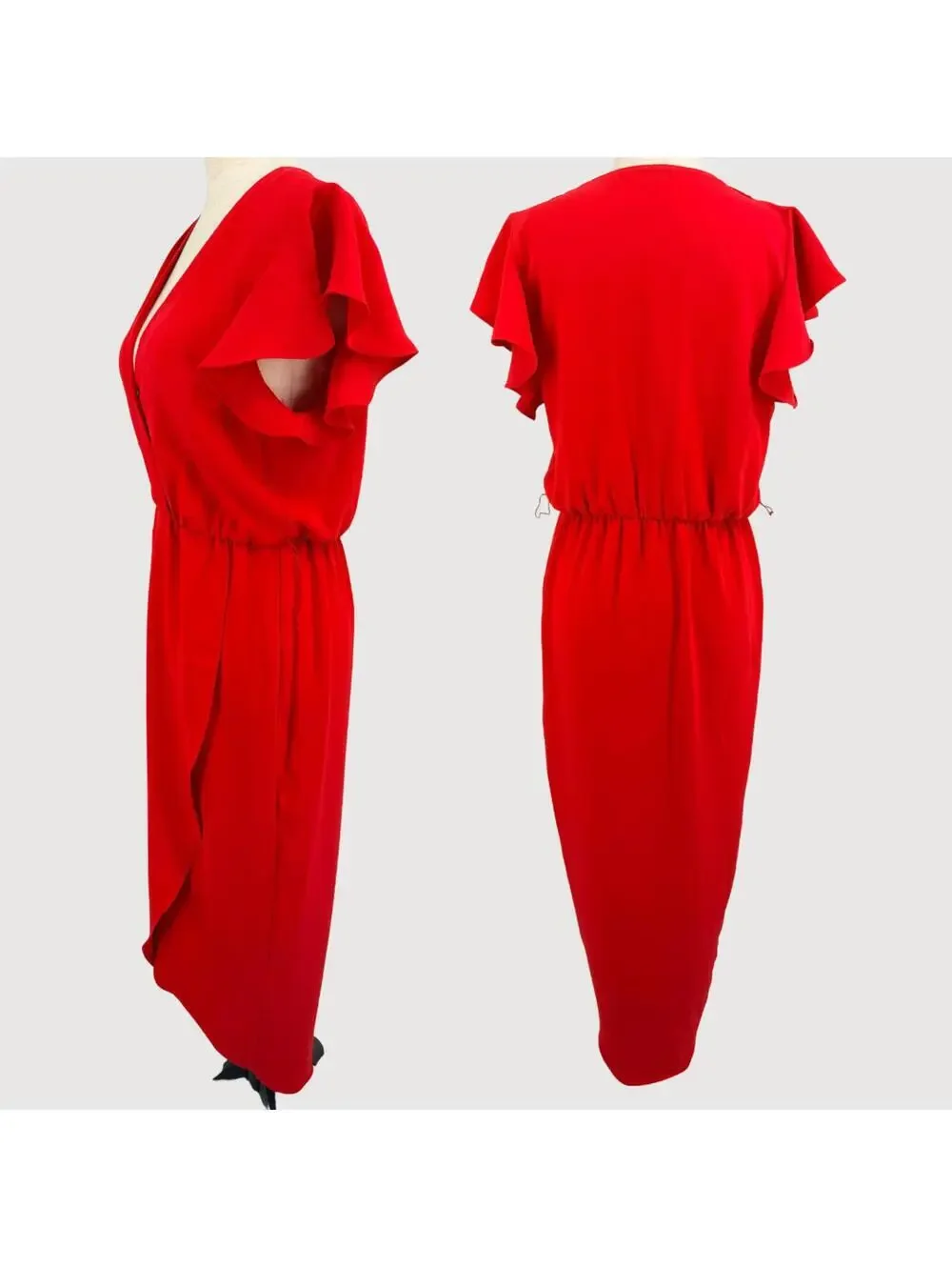 Revolve Amanda Uprichard Martinique Midi Dress S - Picture 3 of 9